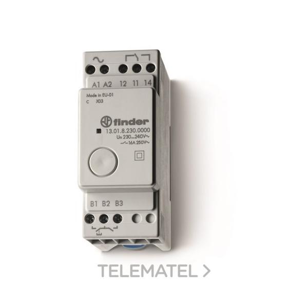 TELERRUPTOR ELECTRNICO/MONOESTABLE 13,MONT.CRL.35mm,An 35mm,1 CTO.230/240V AC