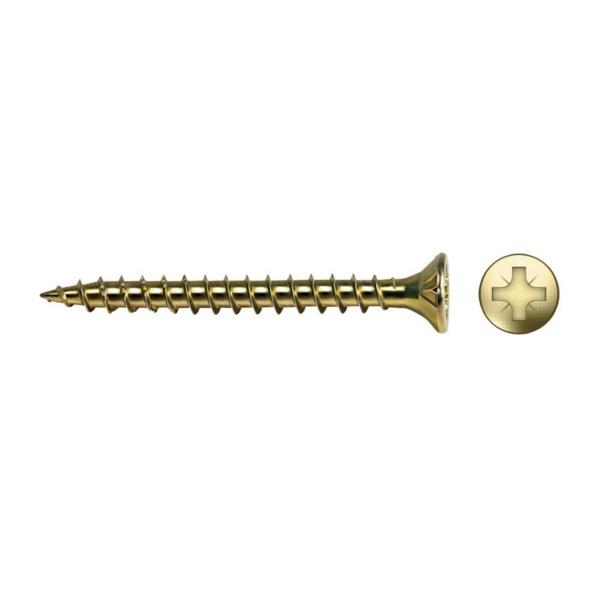 TORNILLO MADERA VELOX 3x15mm BICROMATADO