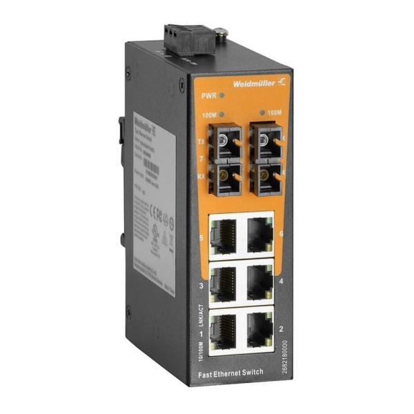 INTERRUPTOR ETHERNET ACTIVO GESTIONADO IE-SW-EL08-6TX-2SCS