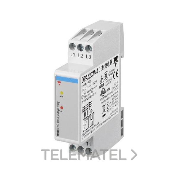 RELÉ CTROL.TRIF.SECN.PERD.FASE 125 A 624V(208 V-40 % A 480+30 %)