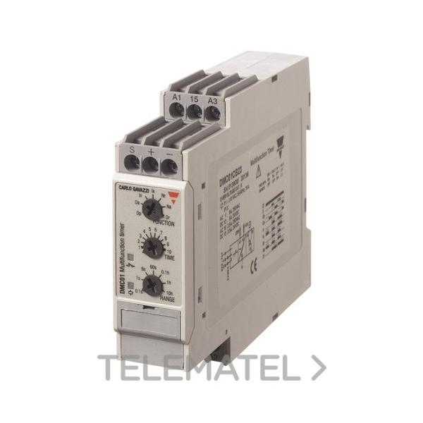 TEMPORIZADOR DIN 1xSPDT8A 24V CC MULTIFUNCIN