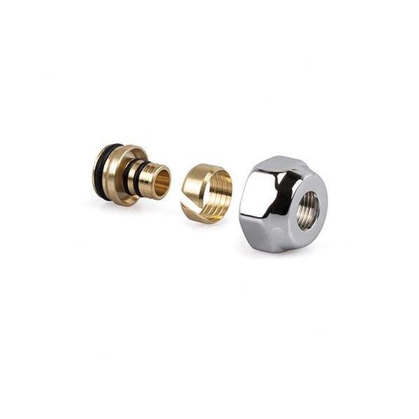 ADAPTADOR TUBO MULTICAPA ACERO INOXIDABLE 16x2mm