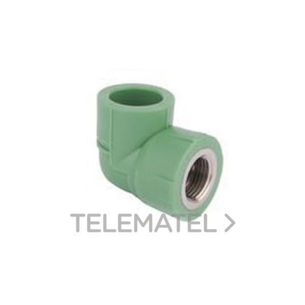 CODO 90° PPR ROSCA HEMBRA 25-1/2"