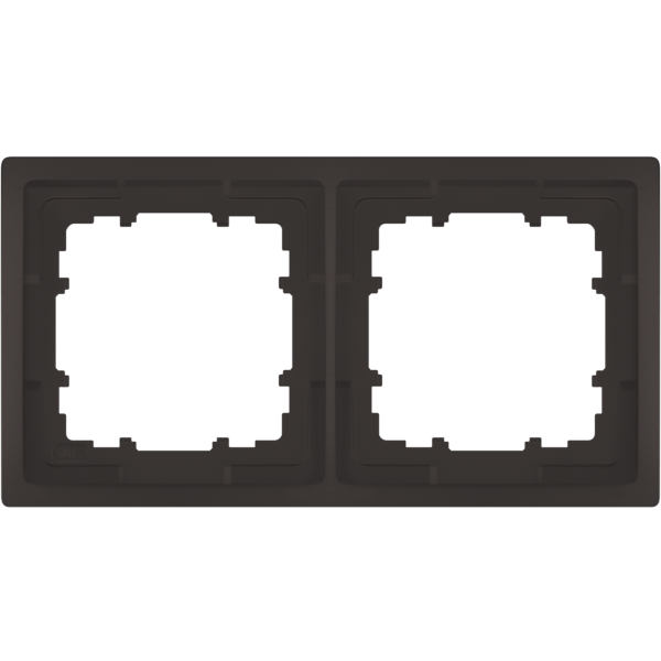 Style, marco de 2 elementos, chocolate