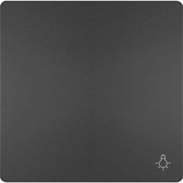 Style, tecla, simbolo luz, antracita cosso