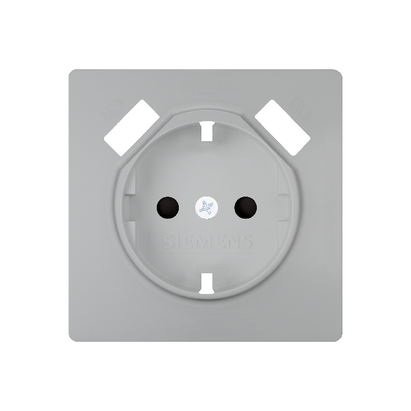 TAPA BASE ENCHUFE SEGURIDAD 2 USB PLATINO METALIZADO