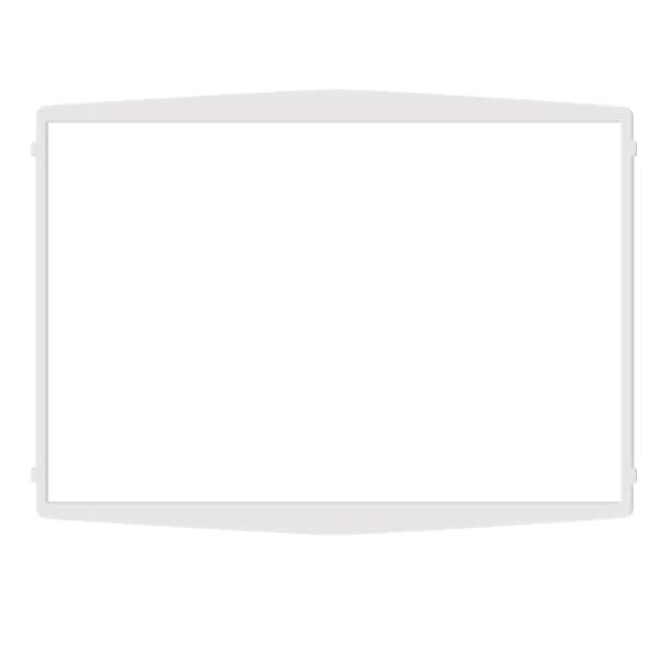 Coral, embellecedor intermedio, blanco