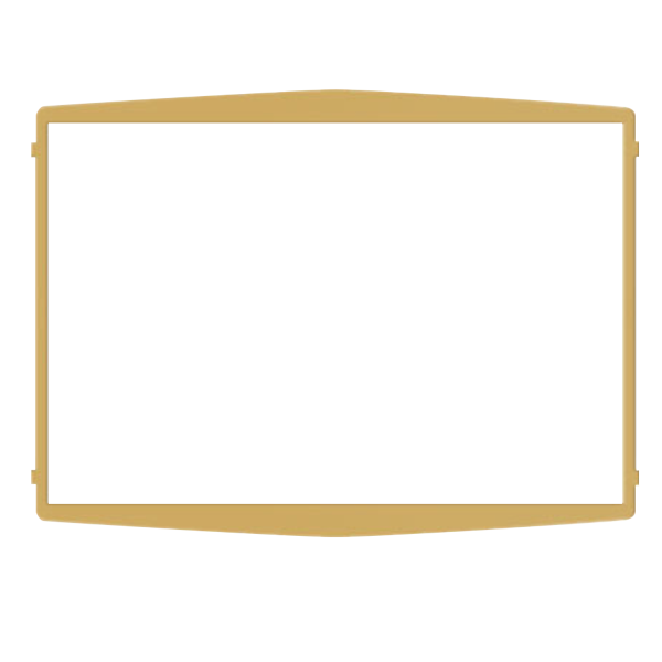 Coral, embellecedor intermedio, oro mate