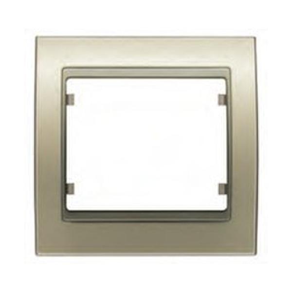 Mega, marco 3 elementos vertical dorado malta