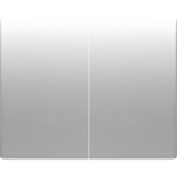 Mega, juego teclas doble interruptor /doble conmuta aluminio fusion