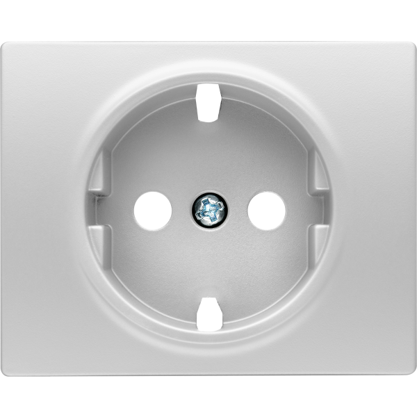 Mega, tapa base enchufe seguridad aluminio fusion