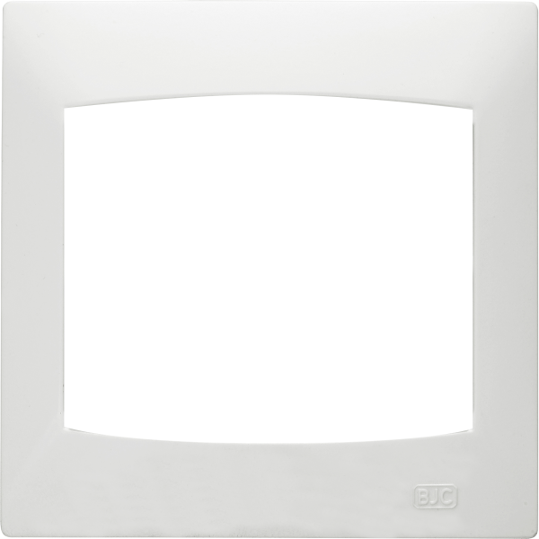 Coral, marco 1 elemento horizontal sin bastidor, blanco