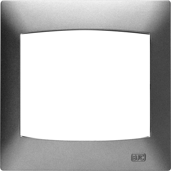 Coral, marco 1 elemento horizontal sin bastidor, gris sombra