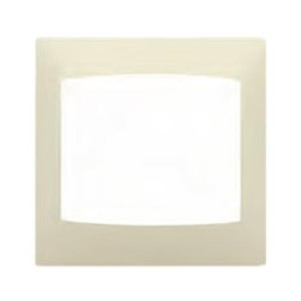 PLACA 4 ELEMENTOS HORIZONTAL SERIE CORAL SIN BASTIDOR EN BEIGE