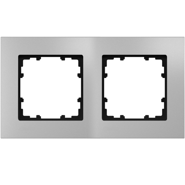 Miro, marco de 2 elementos, aluminio metalizado