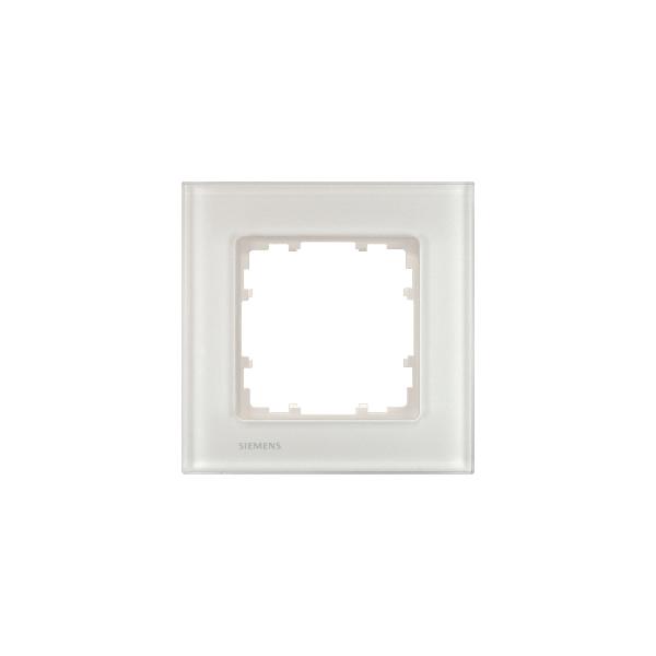 Miro cristal, marco 1, blanco