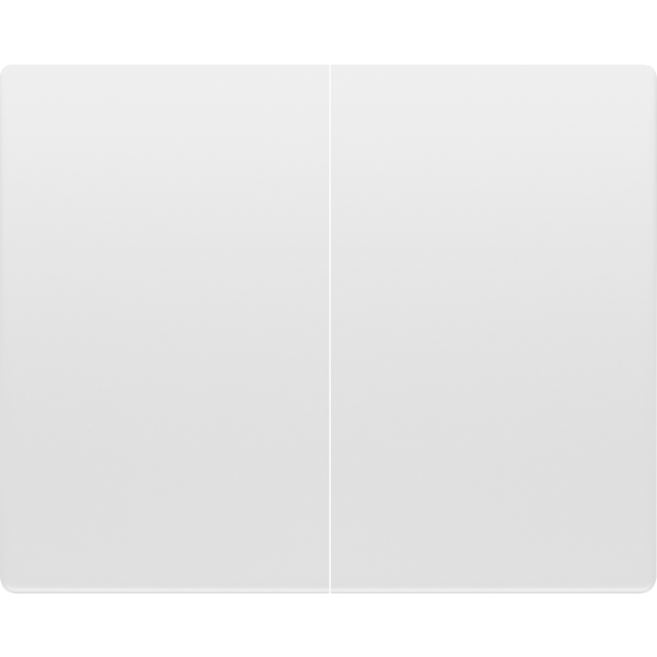 Mega, juego teclas doble interruptor /doble conmuta blanco perla mabe