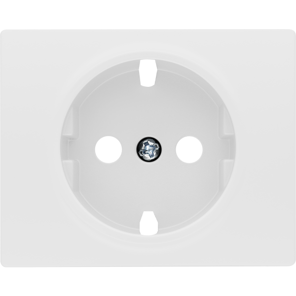 Mega, tapa base enchufe seguridad blanco perla mabe