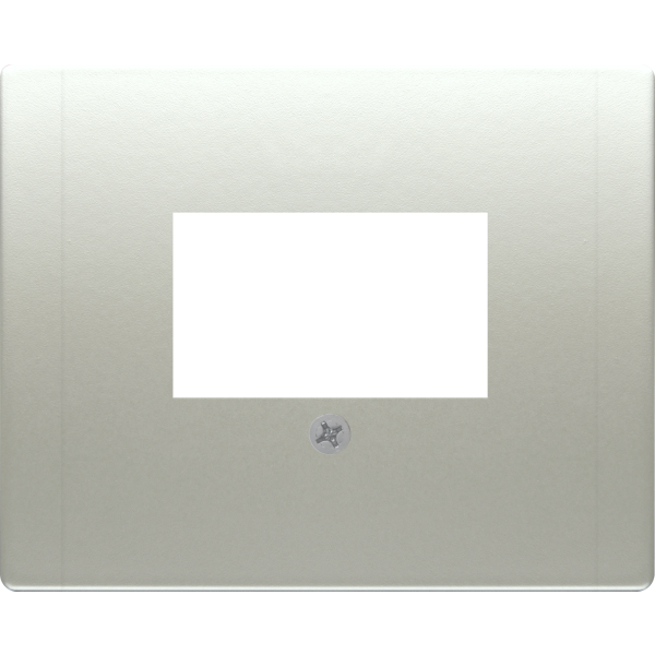 Iris, tapa conectores multimedia, aluminio