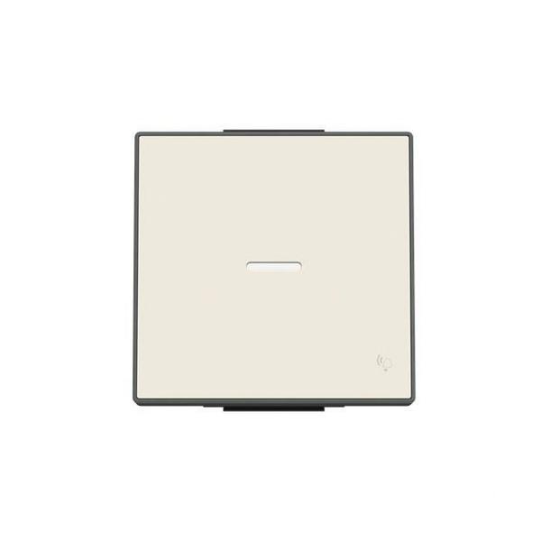 TECLA PULSADOR CON VISOR Y SMBOLO TIMBRE SKY NIESSEN BLANCO