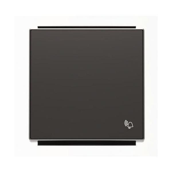 TECLA PULSADOR CON SÍMBOLO TIMBRE SKY NIESSEN NEGRO SOFT