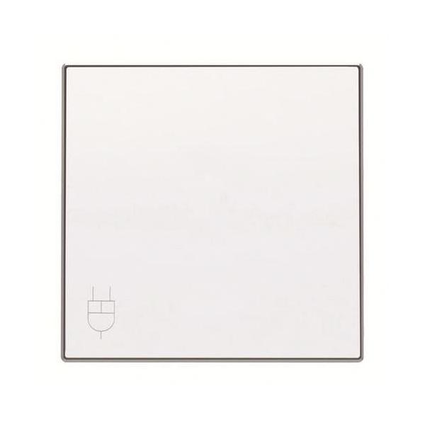 TAPA BASE ENCHUFE 2P+T LATERAL CON TAPA SKY NIESSEN BLANCO