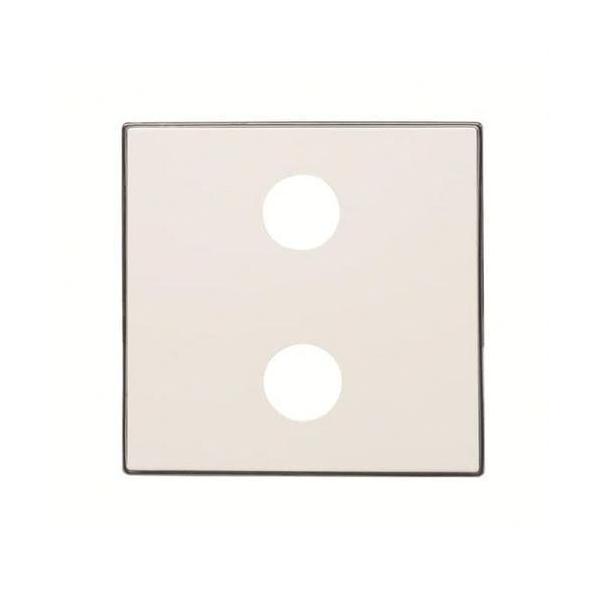 TAPA TOMA VDI 2RCA BLANCO