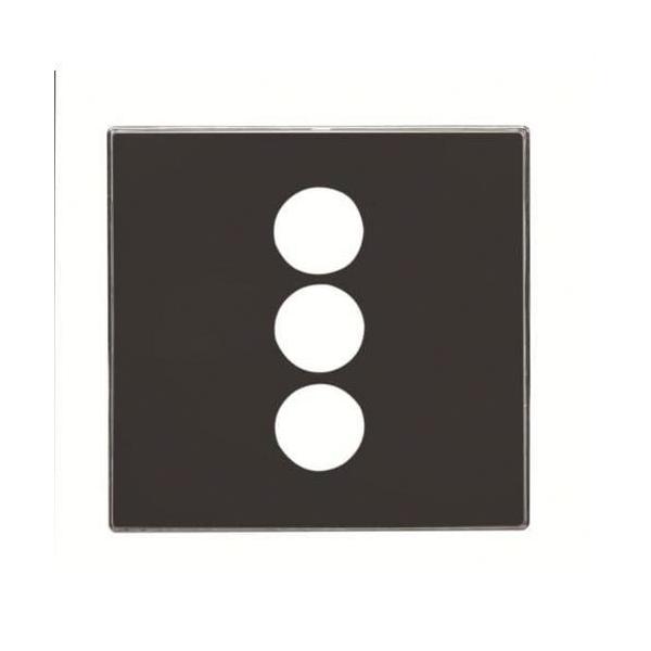 TAPA TOMA VDI 3RCA NEGRO SOFT