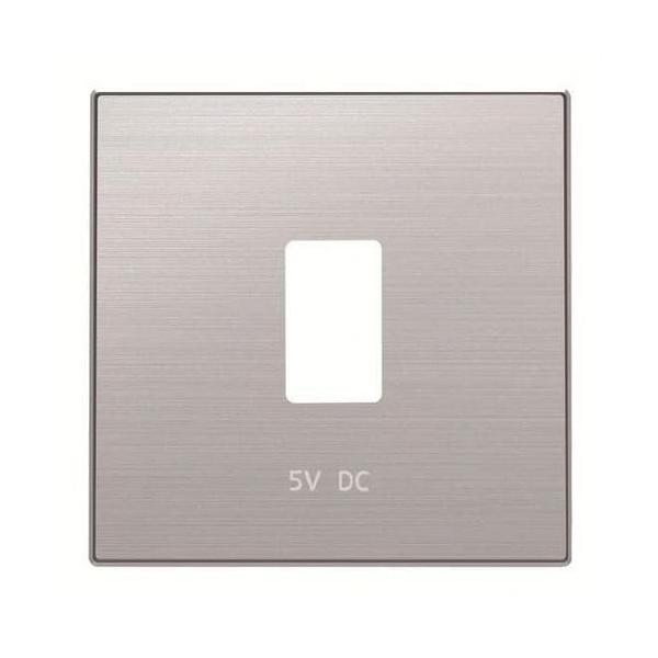 TAPA CARGADOR USB SIMPLE SKY NIESSEN ACERO INOXIDABLE