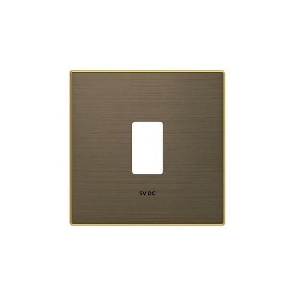 TAPA CARGADOR USB SIMPLE SKY NIESSEN ORO ENVEJECIDO