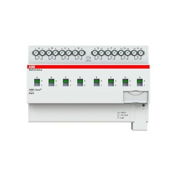 ACTUADOR INTERRUPTOR 8 CANALES 16A CARGAS C DIN