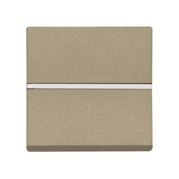PULSADOR CON VISOR SIN GRABAR 2 MDULOS ZENIT CAVA