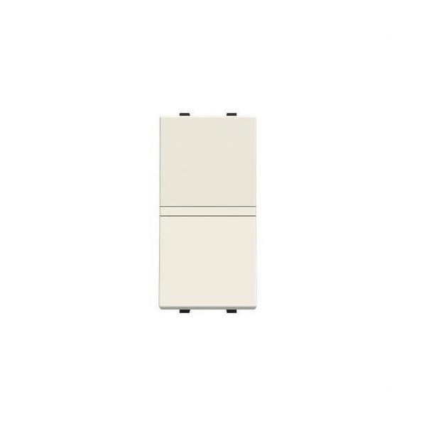 INTERRUPTOR MONOPOLAR 1 MDULO ZENIT BLANCO CON EMBELLECEDOR EN BLANCO