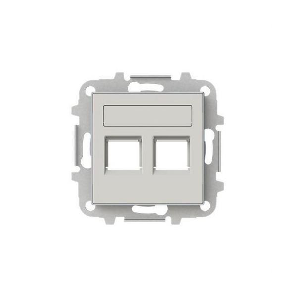 TAPA 2 CONECTORES CON PERSIANA SKY NIESSEN DUNA