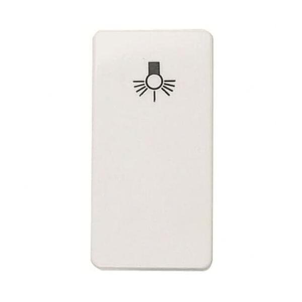 PULSADOR TIMBRE STYLO BLANCO ALPINO