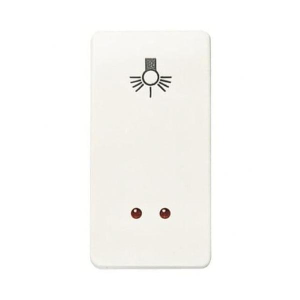 PULSADOR LUZ CON VISOR STYLO BLANCO ALPINO