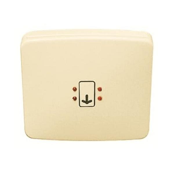 TECLA INTERRUPTOR TARJETA ARCO BLANCO MARFIL