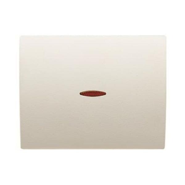 TECLA INTERRUPTOR / CONMUTADOR / CRUZAMIENTO CON VISOR OLAS BLANCO JAZMÍN