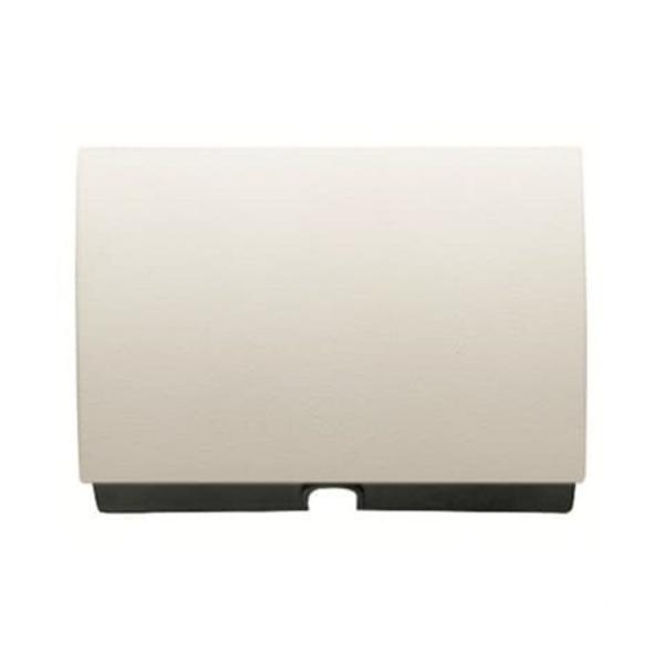 TAPA SALIDA CABLE / PULSADOR TIRADOR OLAS BLANCO JAZMÍN