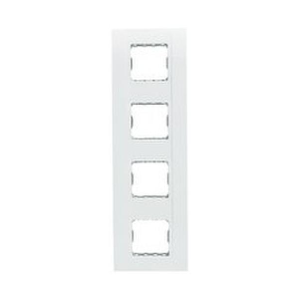 PLACA SIN GARRAS DE 2 VENTANAS VERTICALES RESTYLO BLANCO ALPINO