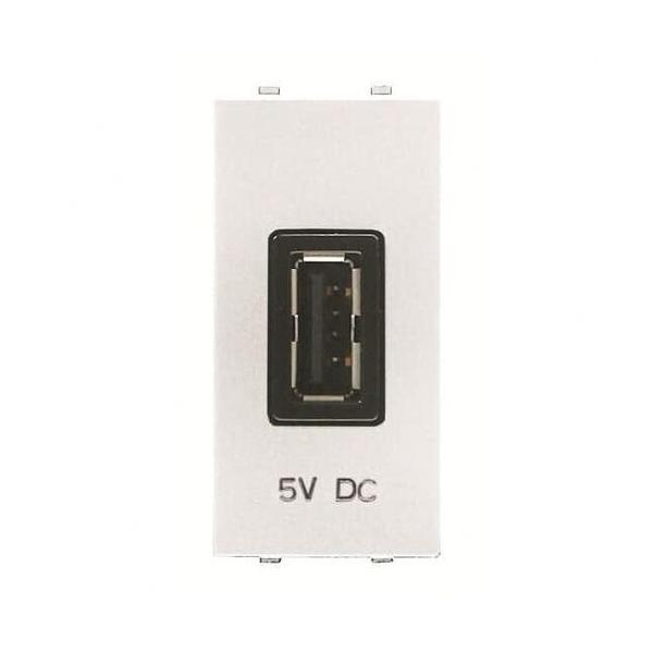 TOMA CARGADOR USB 1m 750mA/5V ZENIT BLANCO