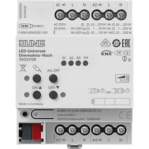 ACTUADOR DIMMER KNX LED UNIVERSAL 4 FASES