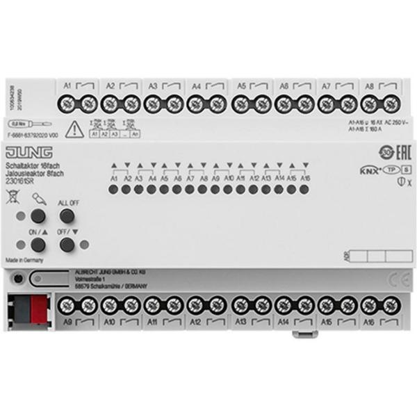 ACTUADOR CONMUTACIN / PERSIANAS KNX 16/8F