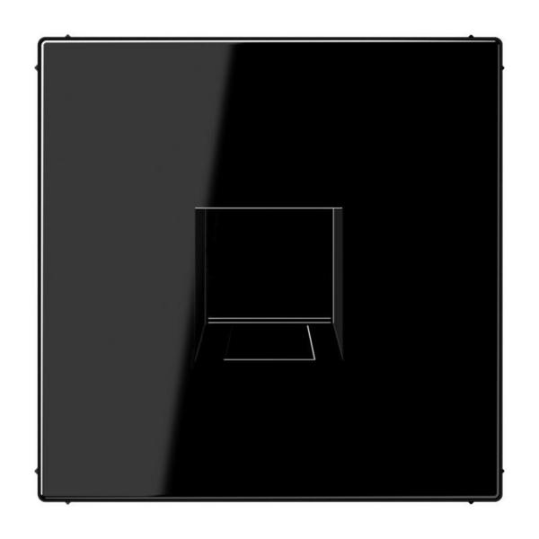 PLACA MODULAR JACK-RADIALL 1 TOMA LS1969-1WESW LS NEGRO