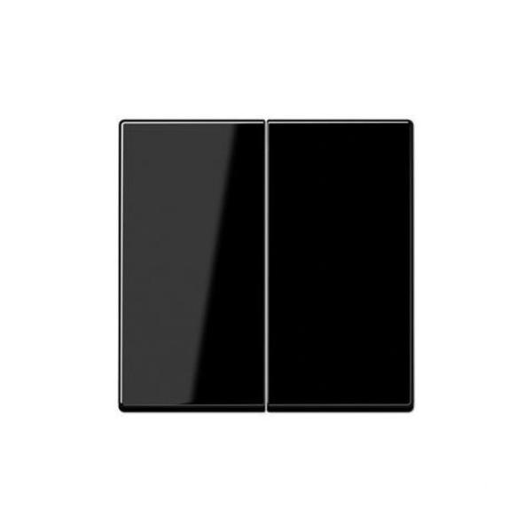 TECLA DOBLE INTERRUPTOR PULSADOR A500 NEGRO