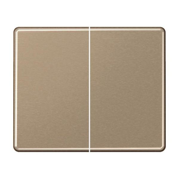 TECLA DOBLE BASCULANTE BRONCE-ORO