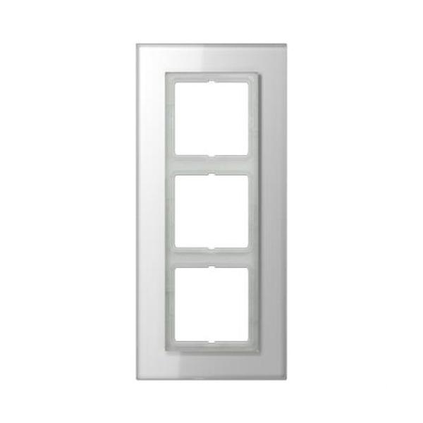 MARCO EMBELLECEDOR TRIPLE LS PLUS BLANCO ALPINO