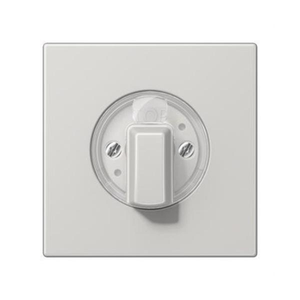 PLACA CENTRAL INTERRUPTOR GRIS CLARO