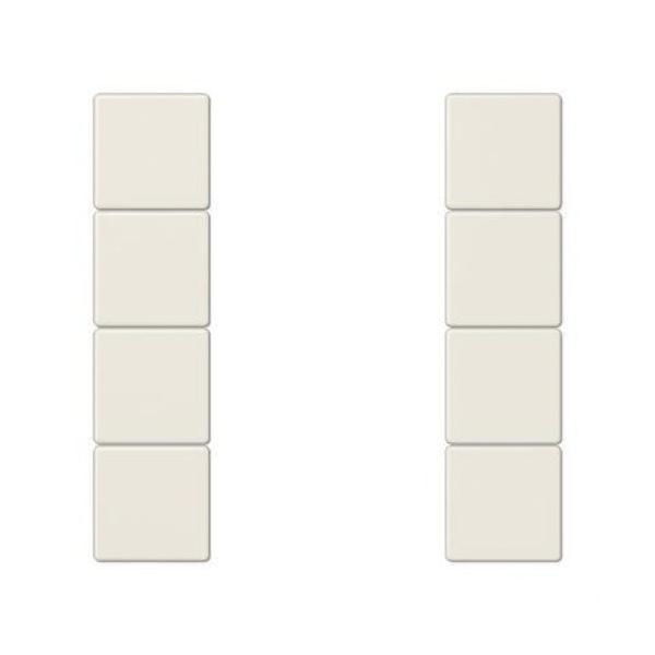 JUEGO TECLAS F50 KNX 4 FASES SERIE LS BLANCO MARFIL