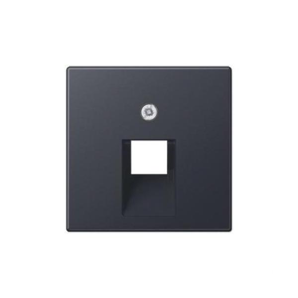 PLACA CENTRAL PARA TOMA TELFONO UAE 1x8P ANTRACITA MATE